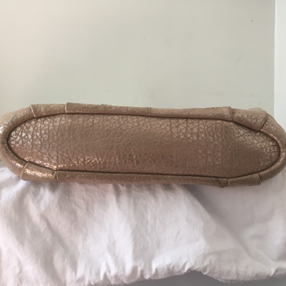 SOLD Coach vintage metallic Lidsey leather handbag, champagne - Picture 2 of 16